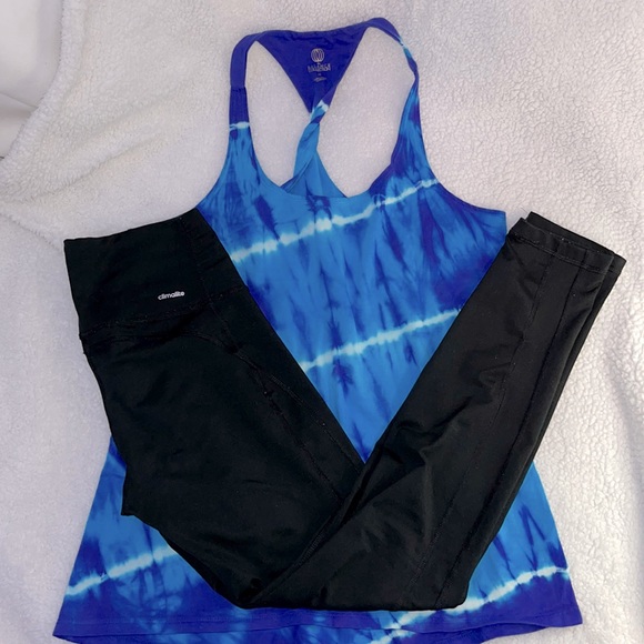 ADIDAS Black Leggings Climalite Spandex Leggings | Small - Picture 4 of 6